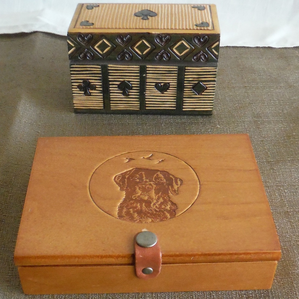 Decoratative Playing Card Holders